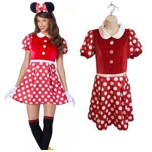 Red and White Polka Dot Minnie Dress